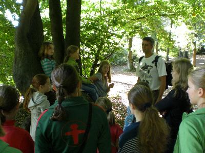 Unterwegs mit Waldpädagoge