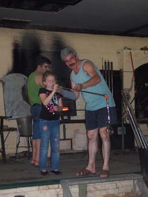 In der Glasbläserei
